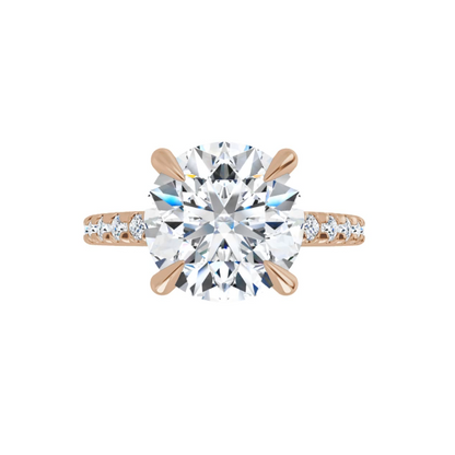 Chloe French Set Lab Diamond Ring