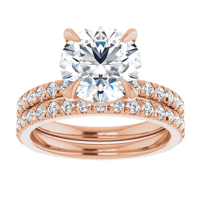 Chloe French Set Lab Diamond Ring