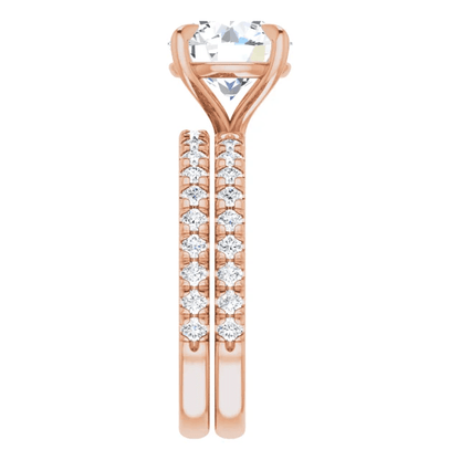 Chloe French Set Lab Diamond Ring