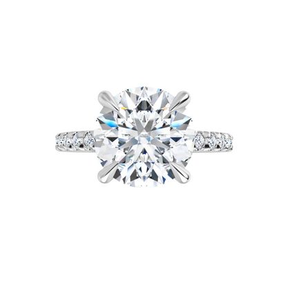 Chloe French Set Lab Diamond Ring