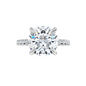 Chloe French Set Lab Diamond Ring