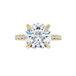 Chloe French Set Lab Diamond Ring