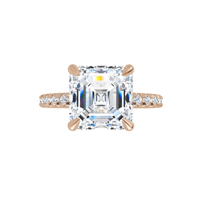 Chloe French Set Lab Diamond Ring