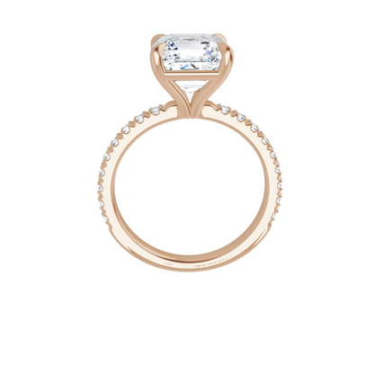 Chloe French Set Lab Diamond Ring