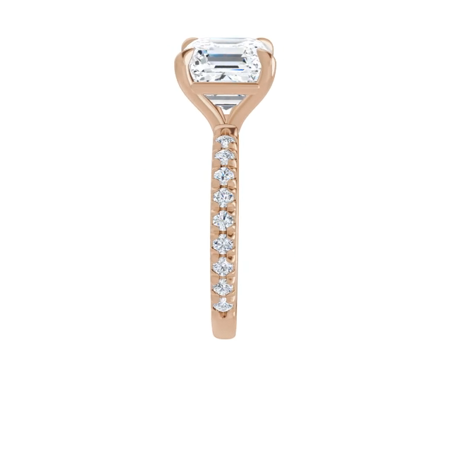 Chloe French Set Lab Diamond Ring