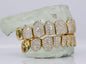 10 on 10 Capped VVS Moisannite Diamond Grillz
