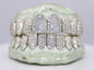10 on 10 VVS Moisannite Diamond Grillz