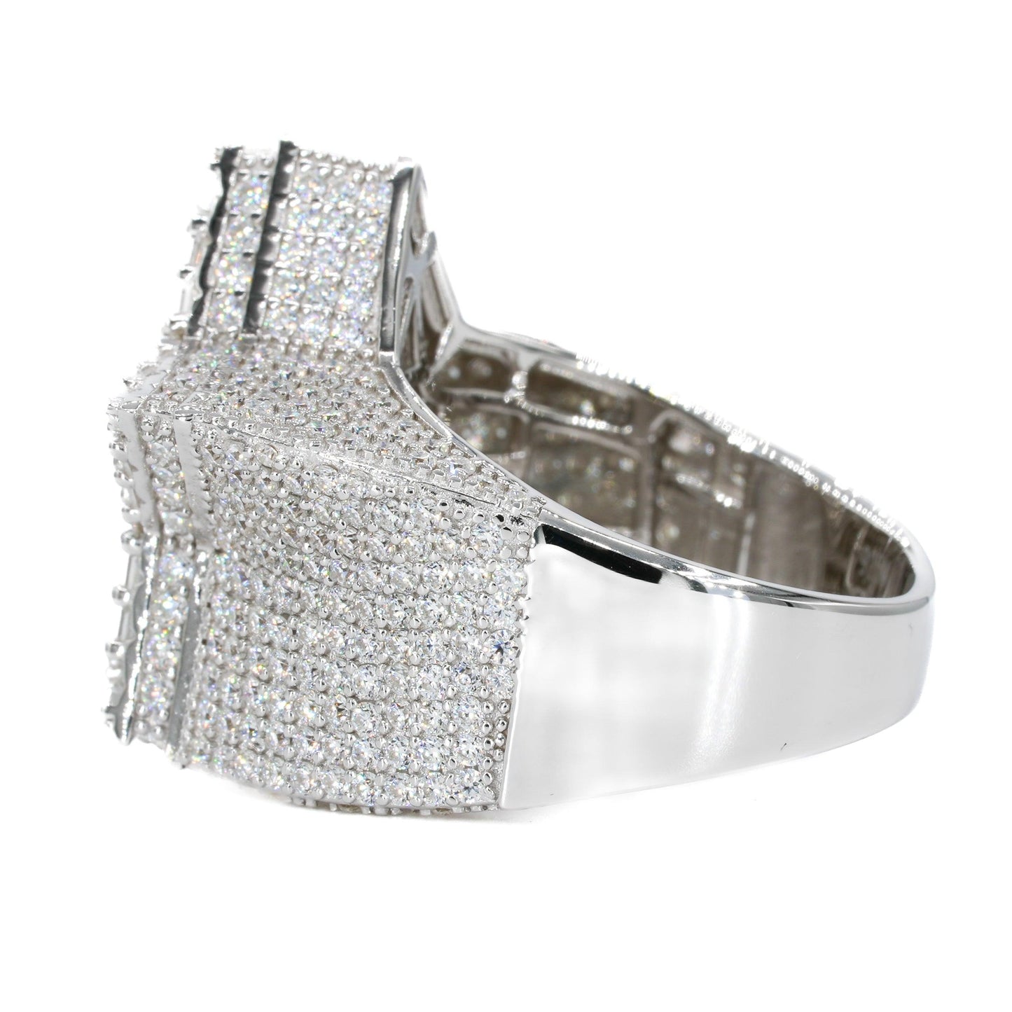 Baguette Parameter Star VVS Moissanite Diamond Ring