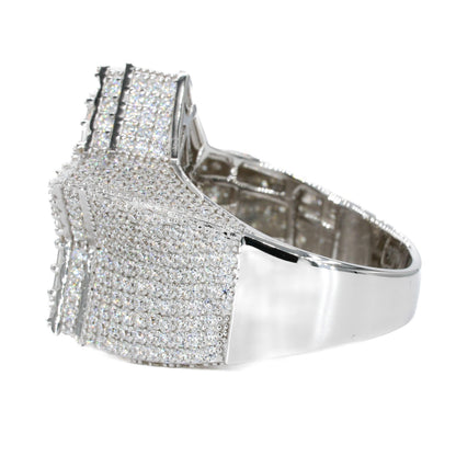 Baguette Parameter Star VVS Moissanite Diamond Ring