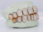 10 on 10 Capped VVS Moisannite Diamond Grillz
