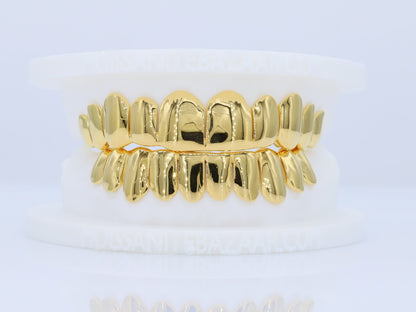 8K Solid Gold Grillz
