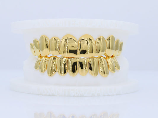 8K Solid Gold Grillz