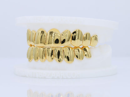 8K Solid Gold Grillz