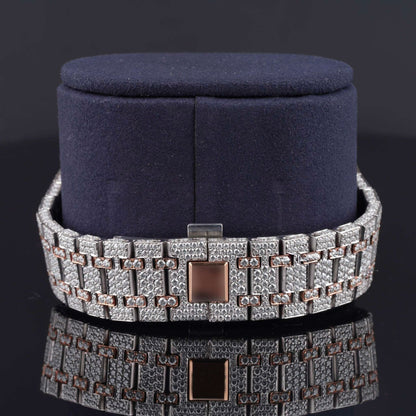 Premium Moissanite Iced Out Diamond Bust Down Automatic Watch