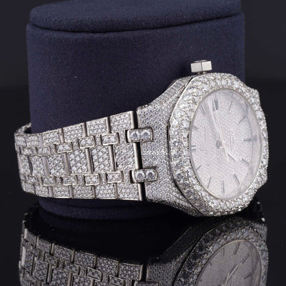 Awesome Automatic Sapphire Crystal Glass Moissanite Watch for Men