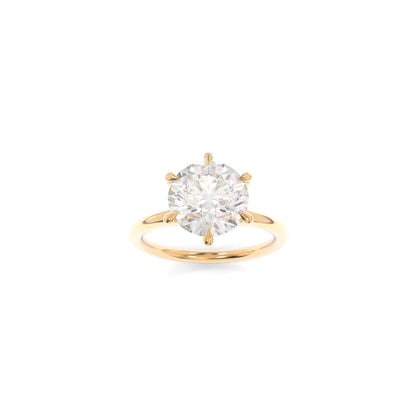 Jennie Solitaire - 8.5mm Round H&A TTG Moissanite