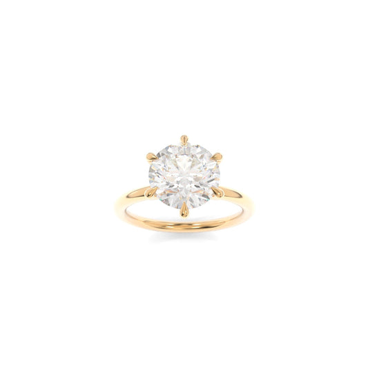 Jennie Solitaire - 8.5mm Round H&A TTG Moissanite