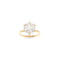 Jennie Solitaire - 8.5mm Round H&A TTG Moissanite