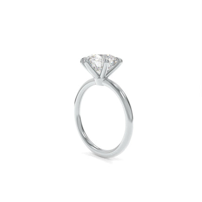 Jennie Solitaire - 7mm Round Old European Cut TTG Moissanite