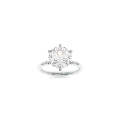 Jennie Solitaire - 7mm Round Old European Cut TTG Moissanite