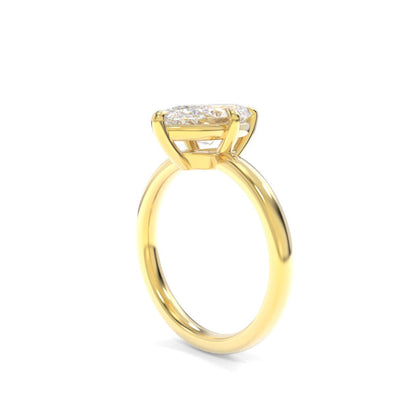 Rachel Solitaire - 14x7mm Marquise TTG Moissanite