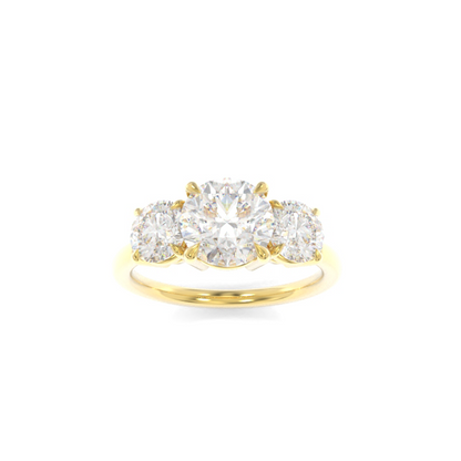 Samantha Solitaire - 6mm Round TTG Moissanite