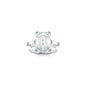 Scarlett Ring - 11x8mm Emerald TTG Moissanite