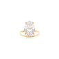 Selena Solitaire - 9x6.5mm Brilliant Oval TTG Moissanite