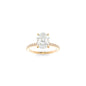 Tara Ring - 10.5x8mm Modern Oval TTG Moissanite