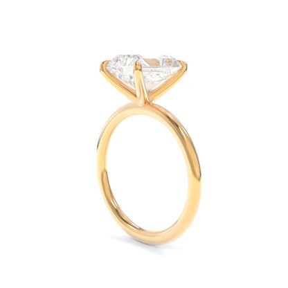 Tara Solitaire - 8.5mm Radiant TTG Moissanite