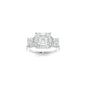 Taylor Three Stone Ring - 8mm Asscher TTG Moissanite