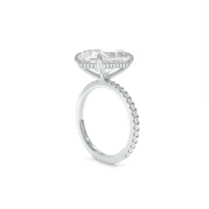 Taylor Ring - 9.5x7.5mm Radiant TTG Moissanite