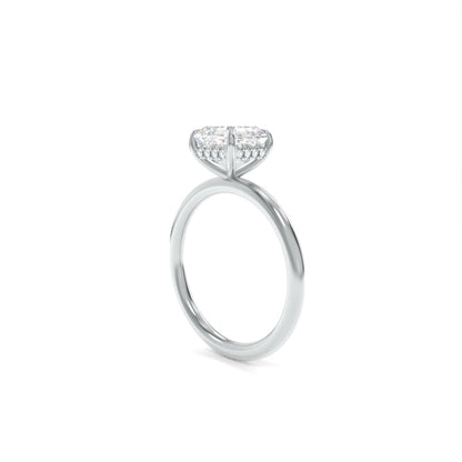 Taylor Solitaire - 8.5mm Asscher TTG Moissanite