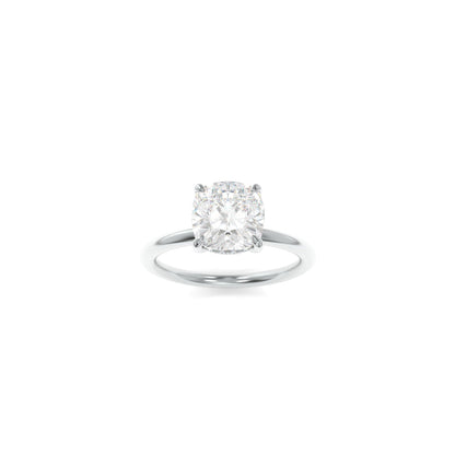 Taylor Solitaire - 7.5mm Modern Cushion TTG Moissanite