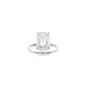 Taylor Solitaire - 9x7mm Emerald TTG Moissanite