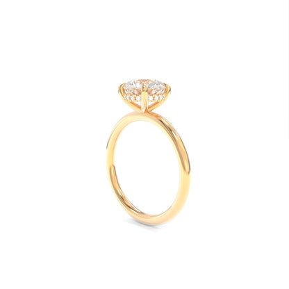 Taylor Solitaire - 7mm Round H&A TTG Moissanite