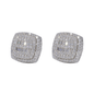 Baguette Middle Cushion VVS Moissanite Daimond Earrings