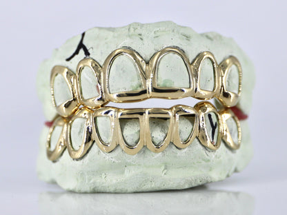 Framed Gold Grillz