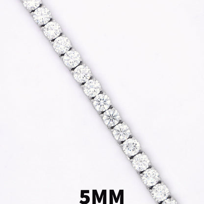Tennis Chains VVS Moissanite Diamonds